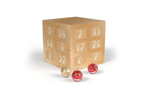 Produktansicht Lindt Adventskalender Würfel
