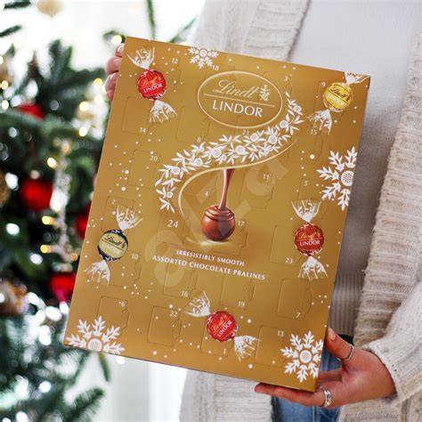 Produktauswahl: Zartbitter-Weihnachtsmann, LINDOR Kalender, Charity-Edition