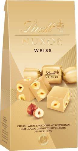 Produktbild: Lindt Nuxor Weiß 103g Beutel