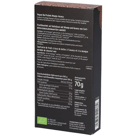 Produktbild: Schoko Crispys und Verpackung, mit Zutaten und Nährwerten