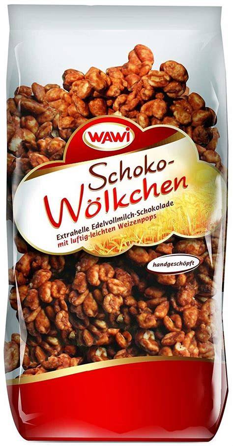 Produktcollage: Schoko-Reis, Wölkchen, Figurenkollektion und Bruchware