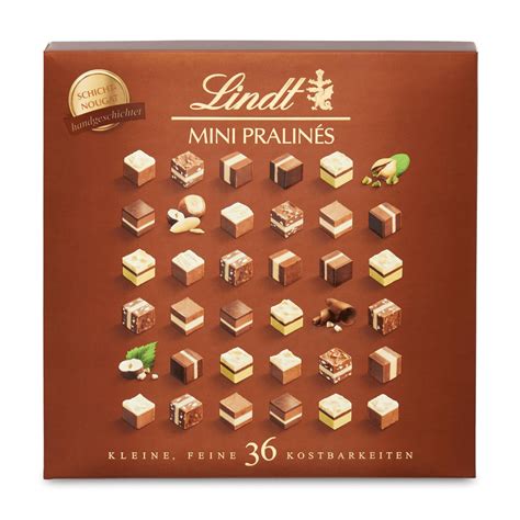 Produktdatenblatt Lindt Nougat Pralinen
