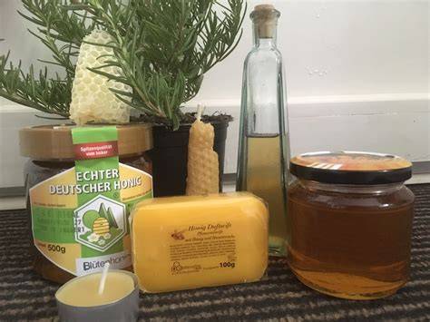 Produkte aus Milch und Honig im täglichen Leben