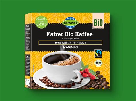 Produktfoto: Lidl Bellarom Caffè Crema, Fairglobe Bio, Way To Go Kaffee