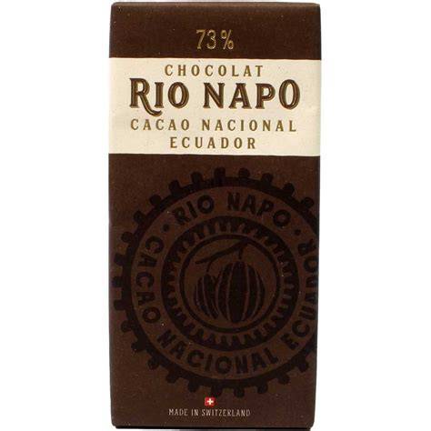 Produktfoto der 70g-Tafel Rio Napo 73% Grand Cru