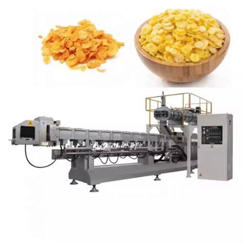 Produktionslinie Cornflakes Walzen und Röster