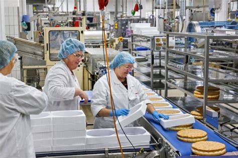 Produktionslinie bei Coppenrath & Wiese