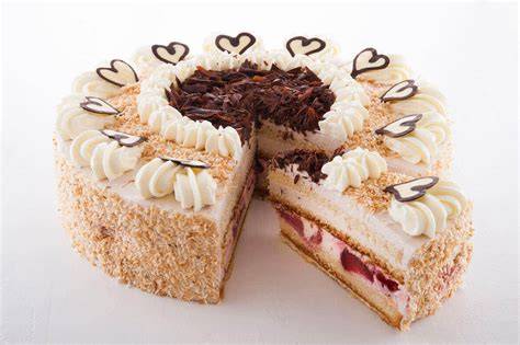 Produktionsschritte: Sahnetorte Dekoration
