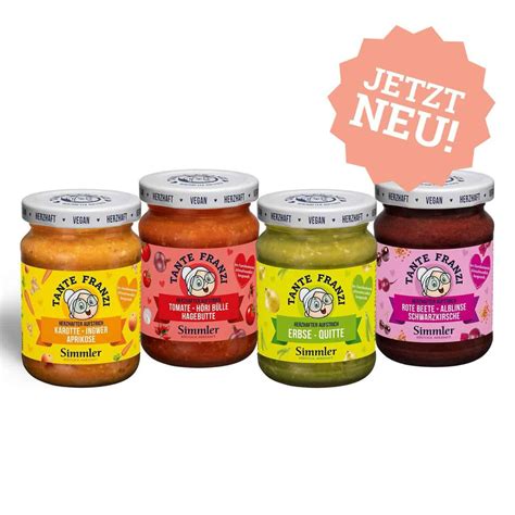 Produktneuheit Tante Franzi: vegane, herzhafte Aufstriche