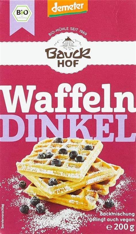 Produktpackung: Bauckhof Waffeln & Pfannkuchen, 200 g