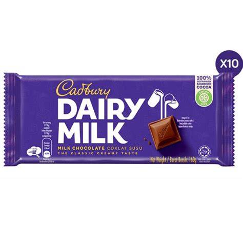 Produktpalette: Cadbury Dairy Milk und Snacks