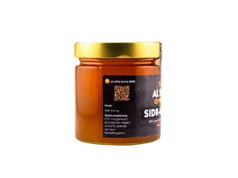 Produktpalette von Sidr-Honig in Premium-Glasverpackungen