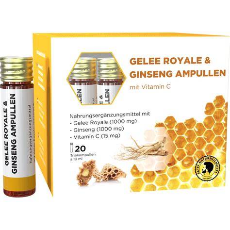 Produktvarianten Gelée Royale: Ampullen, Kapseln, Creme
