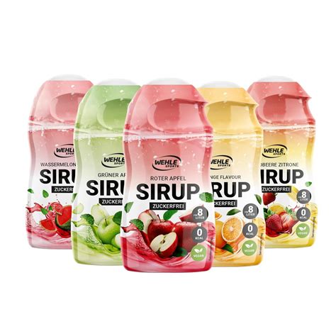 Produktvergleich: Sirup-Modelle mit und ohne Zucker
