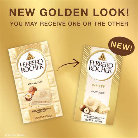 Produktverpackung Ferrero Rocher White (8 Tafeln)