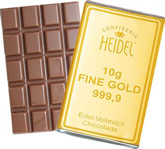 Produktverpackung Heidel Schokolade