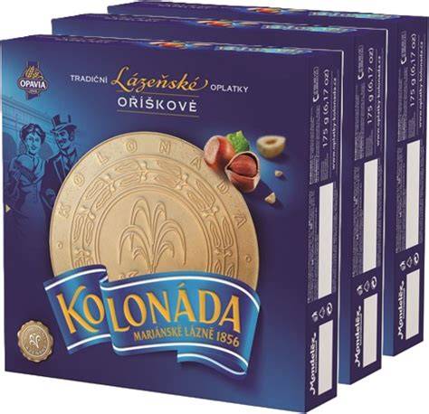 Produktverpackung Opavia Kolonada 200g Dreiecke