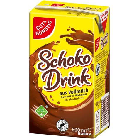 Produktverpackung Südmilch Trink mit Schoko