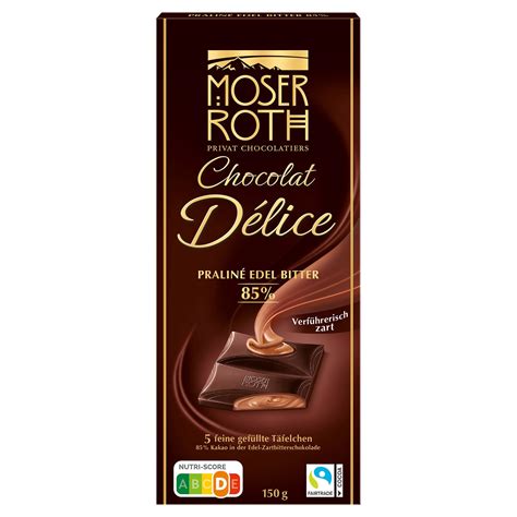 Produktverpackung Schokolade 85% Kakao Aldi