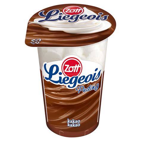 Produktverpackung Zott Liegeois Pudding