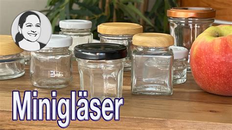 Produktvielfalt: Gläser, Minigläser und Gebinde