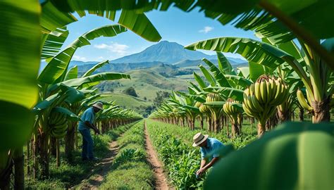 Programmfarms Bananenanbau und Schutzgebiete