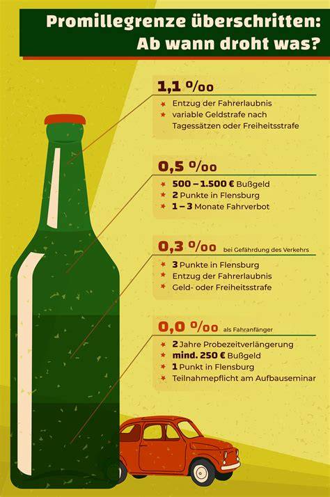 Promillegrenzen im Straßenverkehr