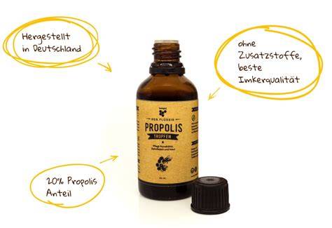 Propolis Tropfen: Herstellung und Qualitätskontrolle