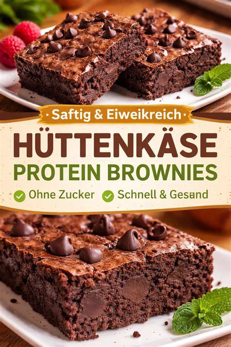 Protein Brownies frisch aus dem Ofen