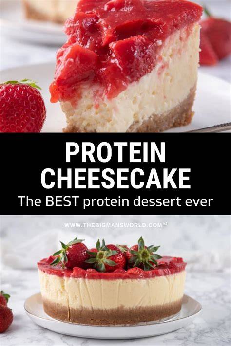 Protein Cheesecake mit Nussmus-Topping