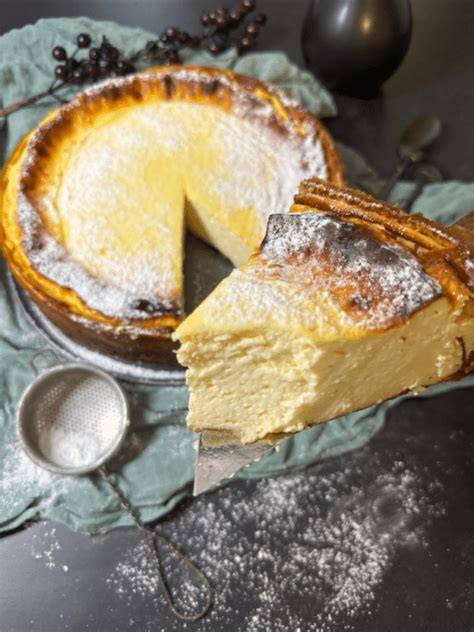 Protein Käsekuchen aufgeschnitten