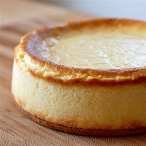 Protein Käsekuchen aufgeschnitten, cremige Textur
