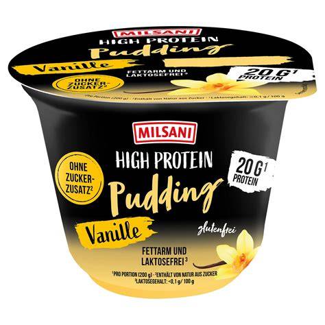 Protein Pudding in Vanille als Topping