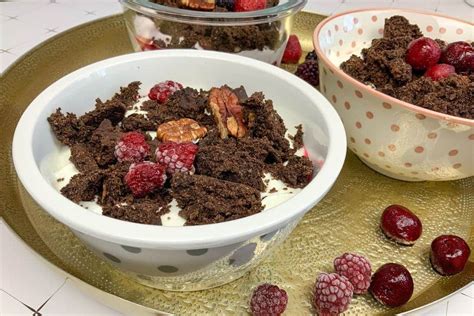 Protein Pudding mit Toppings: Früchte, Nüsse, Chunky Flavour