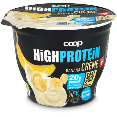 Protein-Creme Nährwert-Infografik