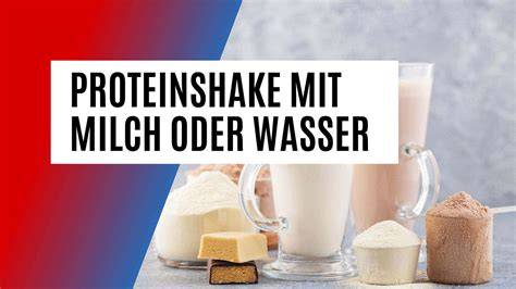 Protein-Shake mit Vanilledrops in der Zubereitung