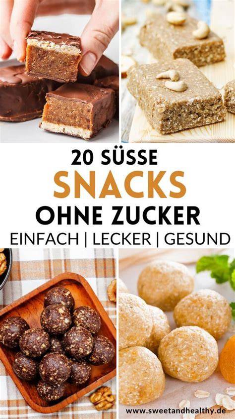 Proteinreiche süße Snacks ohne Zucker