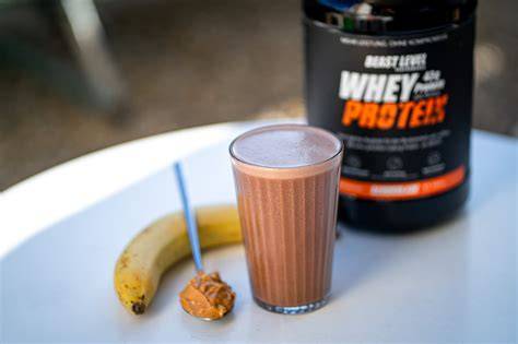 Proteinshake Schokolade im Glas