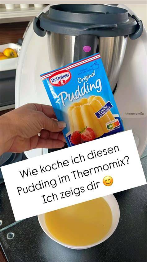 Pudding im Thermomix kochen: Stufen, Zeiten, Temperaturen