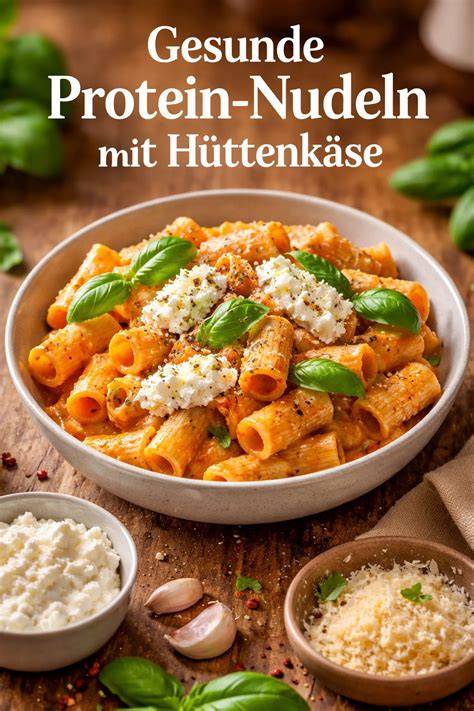 Pudding-Cheesecake mit Hüttenkäse auf einem Teller serviert