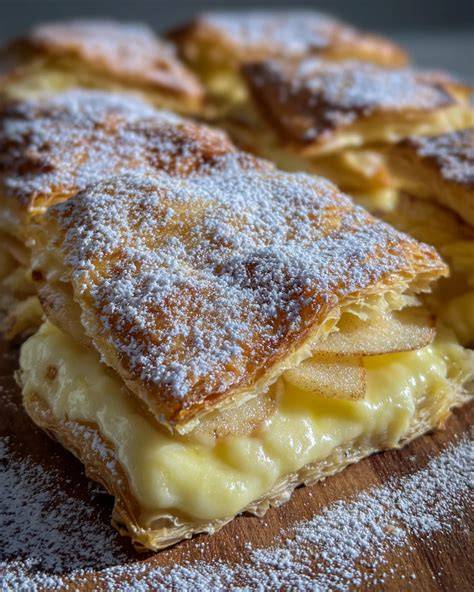 Puddingcreme und Sahnefüllung angerichtet