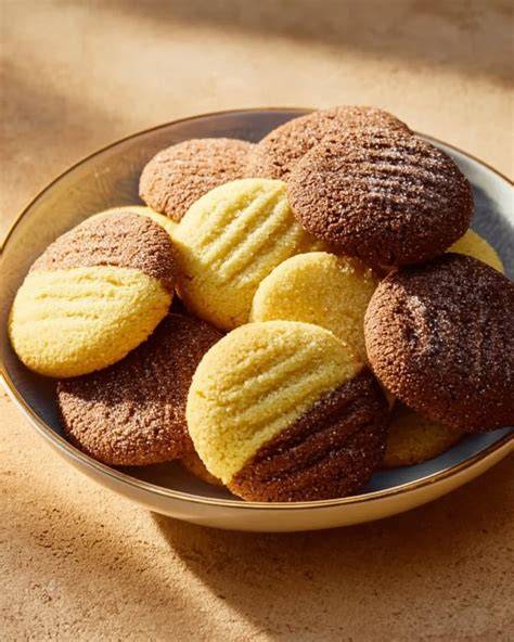 Puddingplätzchen auf einem Teller