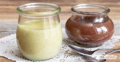 Puddingpulver selbst gemacht in Gläsern