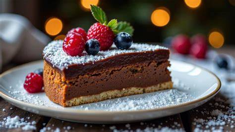 Punschkuchen in winterlicher Atmosphäre