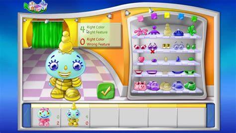 Purble Place Menü und Spielauswahl