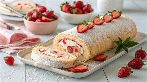 Quark‑Sahne‑Füllung mit frischen Erdbeeren