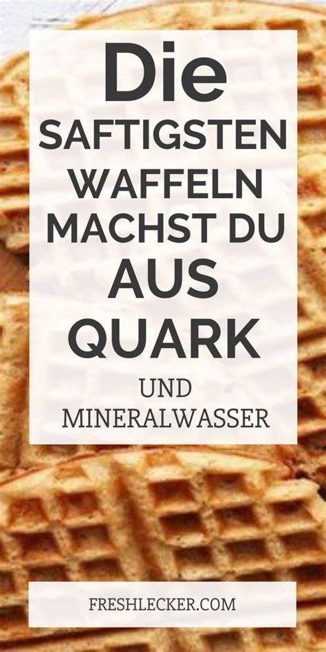 Quark und Mineralwasser Zutaten