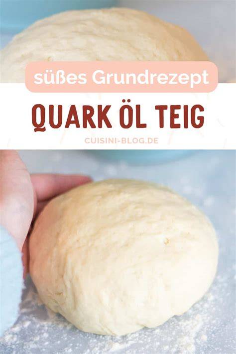 Quark-Öl-Teig ausrollen und in Springform legen