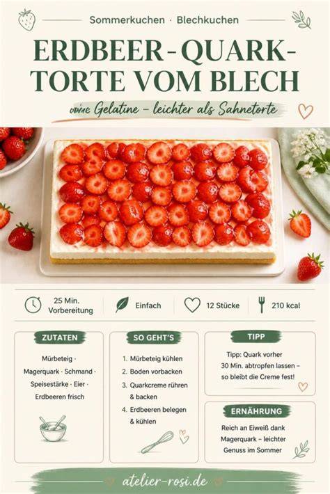 Quark-Torte Schnittfestigkeit durch Gelatine