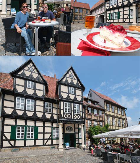 Quedlinburg Schlossberg Café Vincent Außenansicht